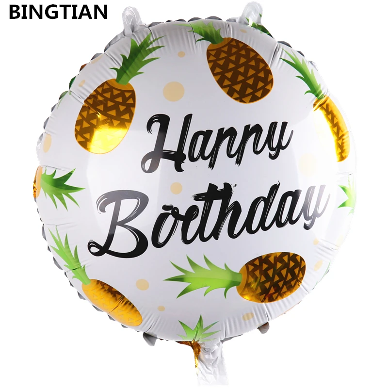 BINGTIAN воздушный шар в форме ананаса фрукты вечерние воздушные шары День рождения