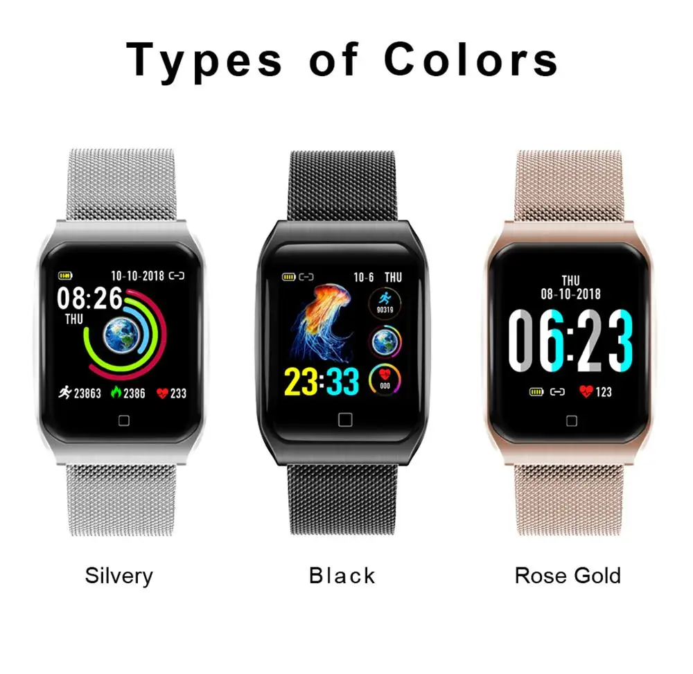 Новинка, AF6, смарт-часы, спортивные, Smartband, кровяное давление, пульсометр, фитнес-трекер, умные часы