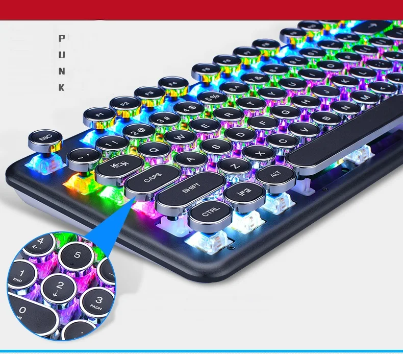 Проводная Механическая игровая клавиатура X20 с подсветкой технология защитой от