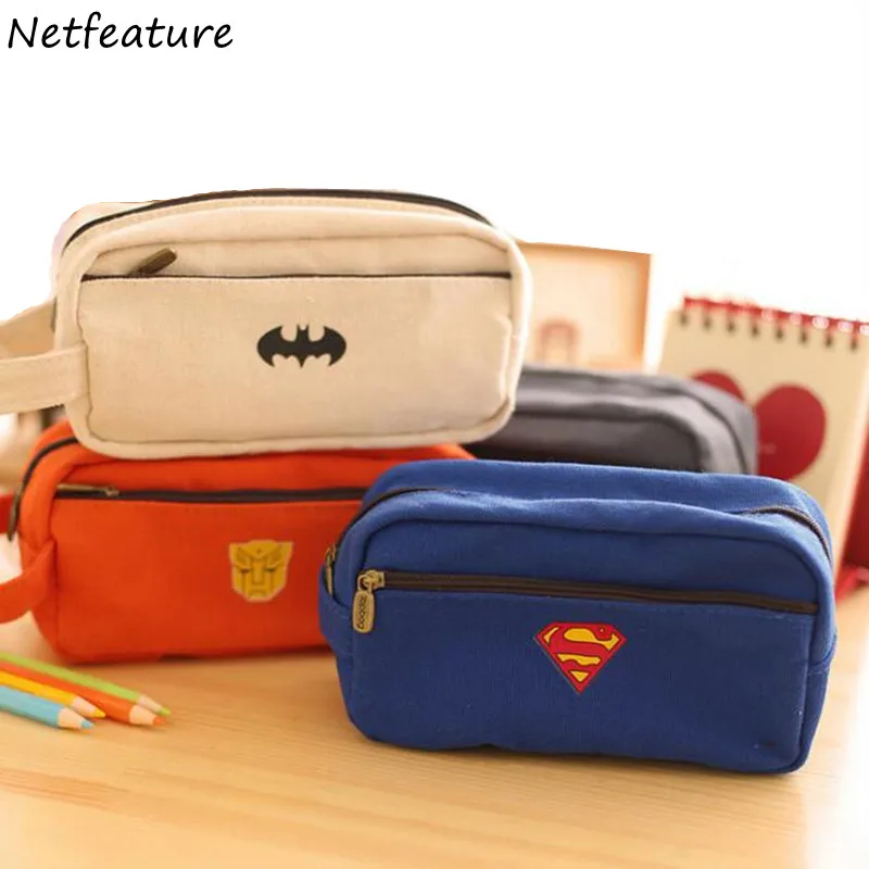 2017 Горячая Корейская многофункциональная стильная короткая холщовая пенал