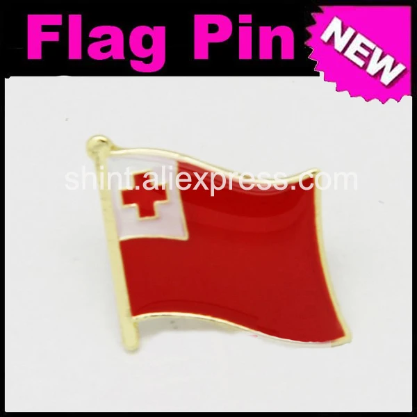 

Lapel Pins Tonga Flag Pins All Over The World Badge Emblem Country State Pins