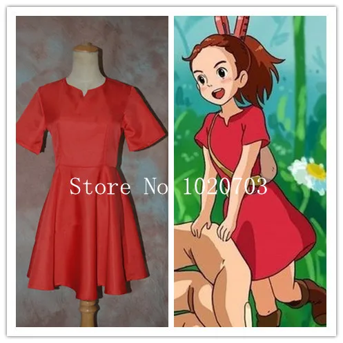 Arrietty Kari gurahi no Arietti Секретный мир платье карнавальный костюм|dresse|dress businessdress military |