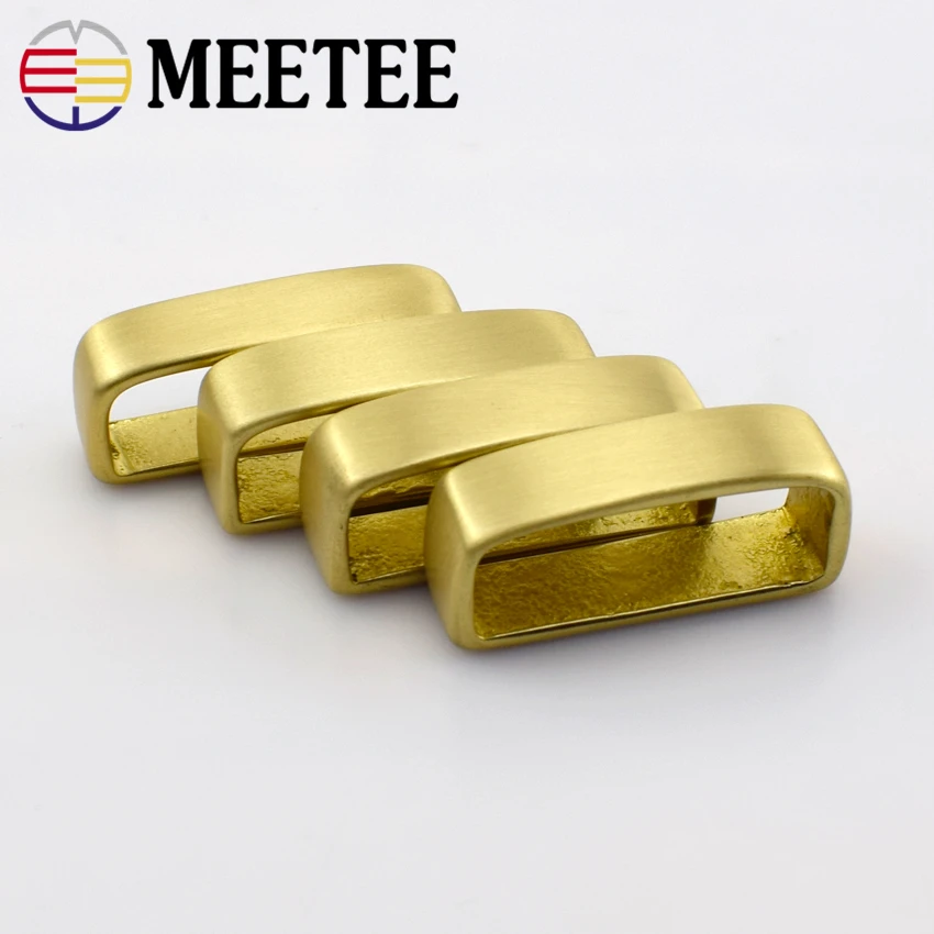 2 шт. Meetee 30 мм 35 40 пряжка для ремня из чистой меди латунная аксессуары сделай сам