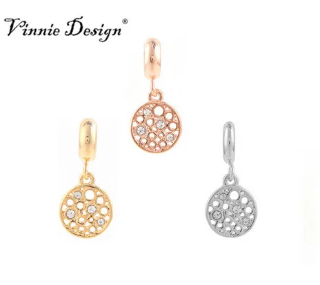Vinnie дизайнерские ювелирные изделия с кристаллами монета подходят для