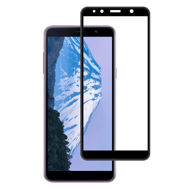 Для Galaxy Feel 2 углеродное волокно 3D Edge 9H Закаленное стекло пленка для Feel2