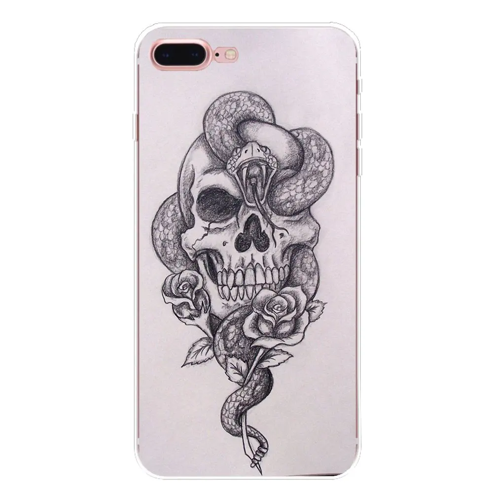 TPU Silicone Case flower Skull Lady Man Painted For Sony Xperia Z Z1 Z2 Z3 Z5 compact M2 M4 M5 E3 T3 XA Aqua LG G4 G5 G3 G2 Mini |