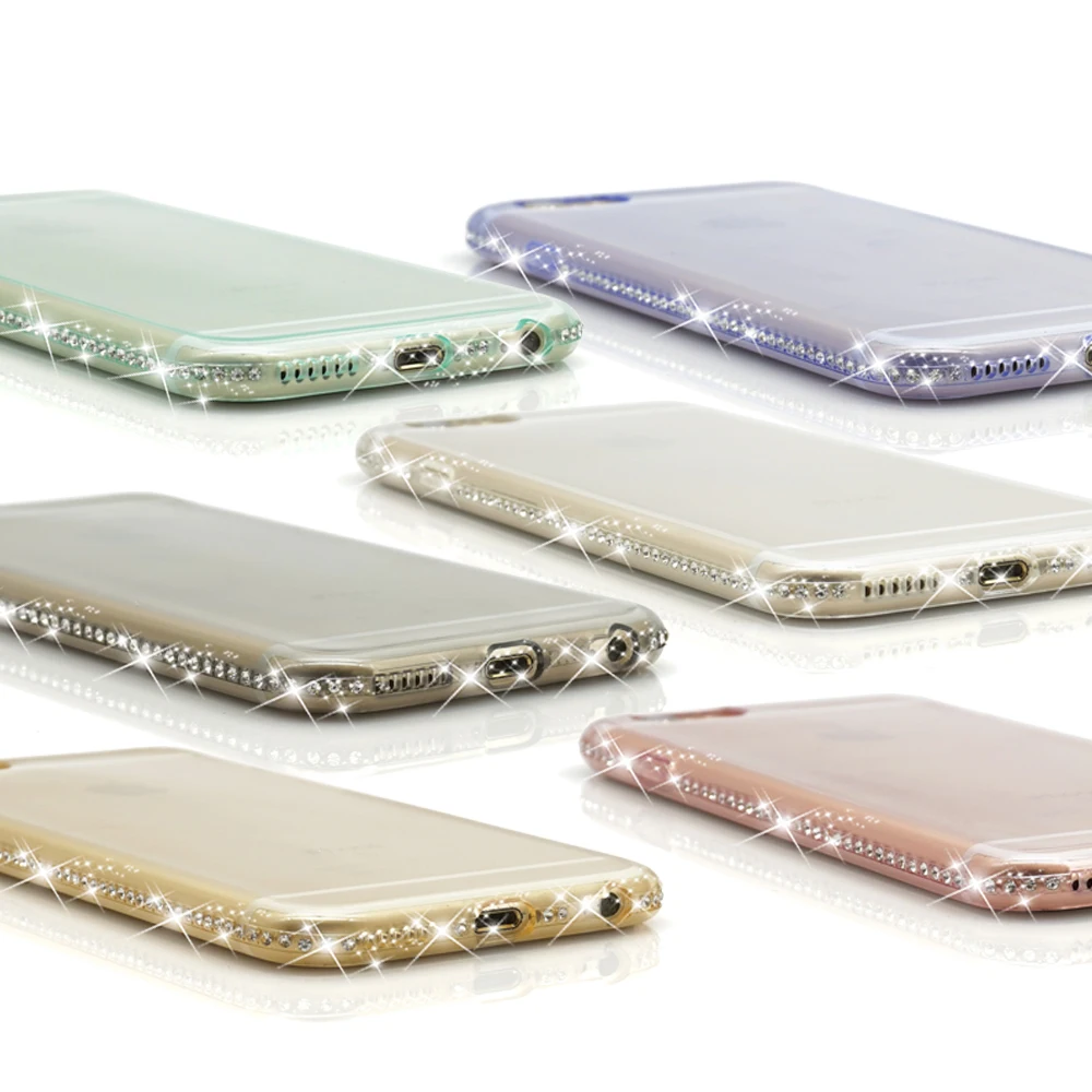 NYFundas для iPhone XS Max чехол со стразами бампер Блестящий блестящий iphone 11 Pro XR 8 7 6 6S plus X