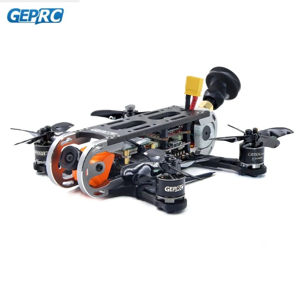 Оригинальный гоночный Дрон Geprc GEP CX Cygnet 115 мм 2 дюйма RC FPV стабильный F4 20A 48CH RunCam Split