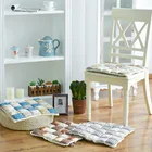 Хлопковый дышащий плотный коврик в пасторальном стиле с цветочным принтом, подушка сиденья дивана, автомобильный коврик для дома, кухни, стула, подушки