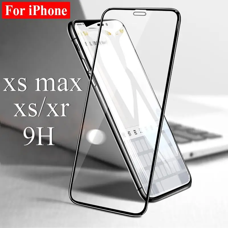Защитное стекло для Apple iPhone XS Max XR закаленное aphone aifon x s r xsmax экранный протектор verre