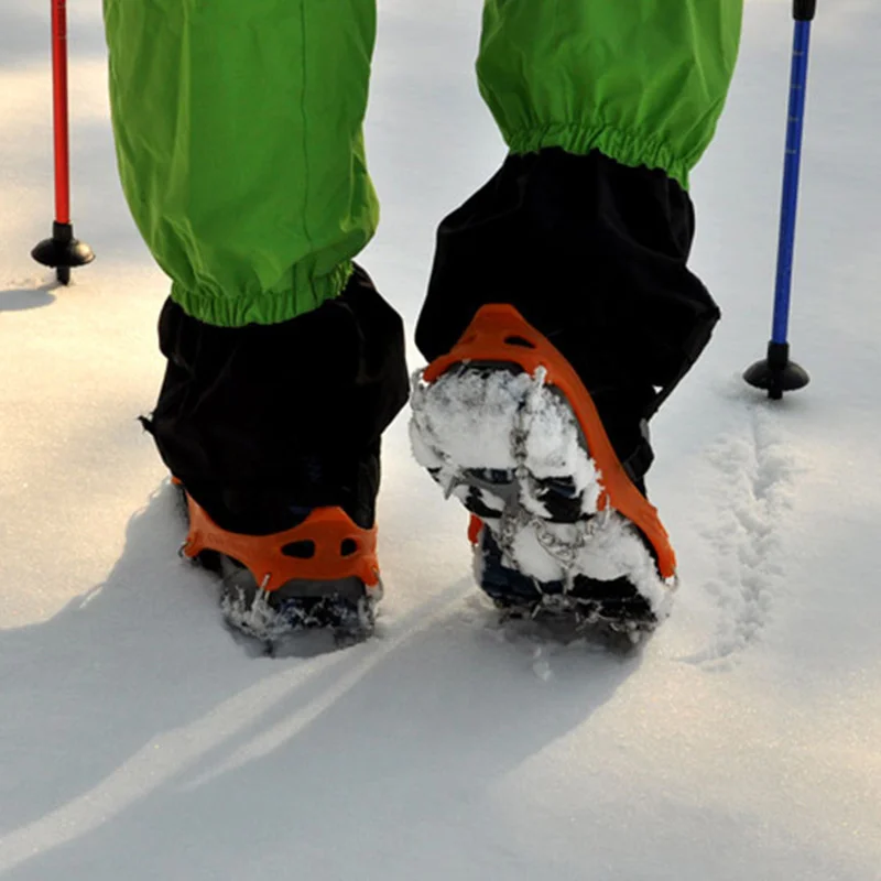 Новая Стальная противоскользящая обувь для альпинизма с зубами 8/10/11/12/18/19 | Спорт