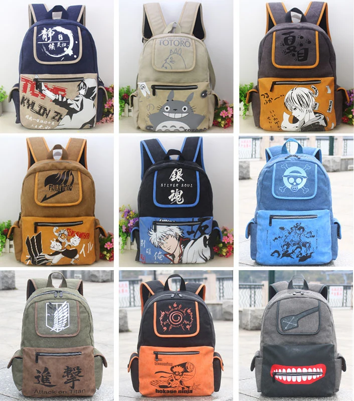 Школьные рюкзаки для подростков Naruto Детская сумка с рисунком из мультфильма