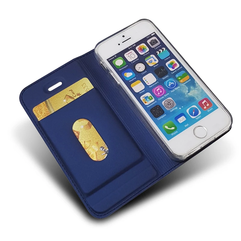 Чехол для Apple iPhone 5S роскошный флип чехол из искусственной кожи телефона чехлы
