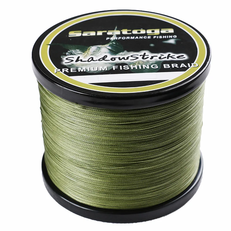 Strong Saratoga 1000m/1100yards 8 Strands 6-300lb 100% PE Braided Fishing Line Multifiament Fishing Wire Material from Japan
