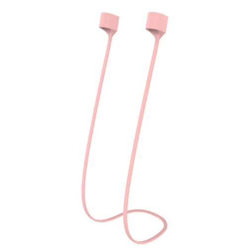 Магнитный ремешок с защитой от потери для Apple AirPods ремешок с защитой от потери магнитный ремешок для i7s i10 i12 i30 TWS наушники силиконовый шнур-кабель - Цвет: Pink