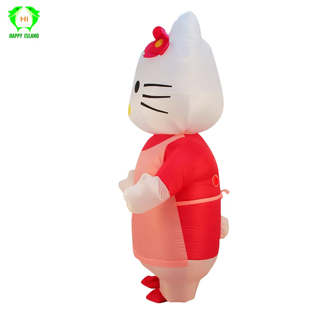 Женский карнавальный костюм Kawaii с милым розовым котенком Китти для Хэллоуина и
