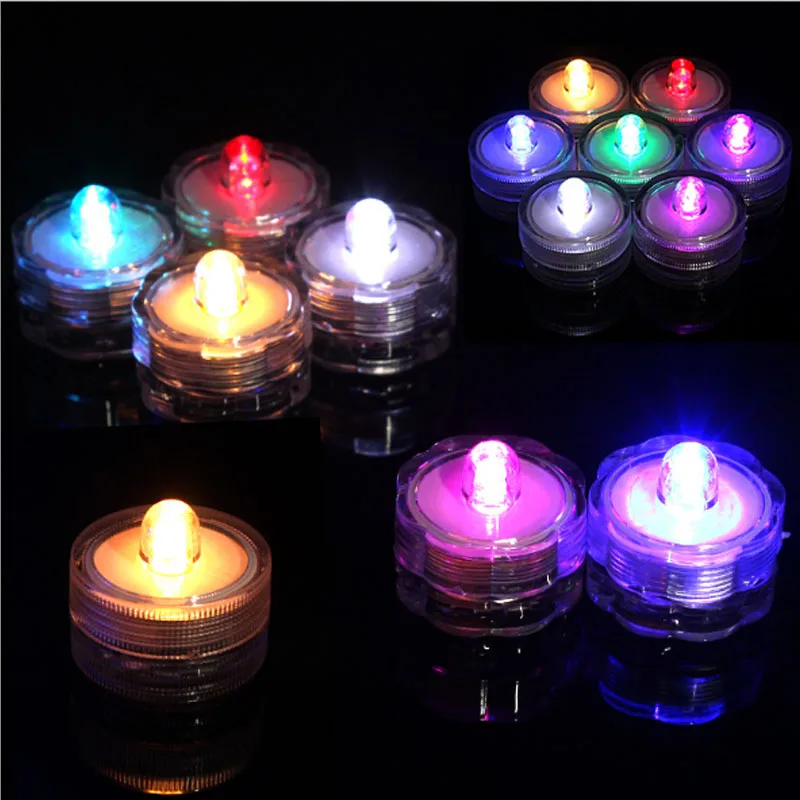 

Light Submersible Waterproof LED Candle Light Party Holiday Indoor Decoration Multi Color home decor birthday