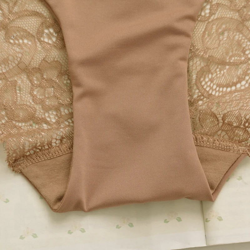 Горячая распродажа! Женские сексуальные трусики Бесшовные дышащие Кружевные