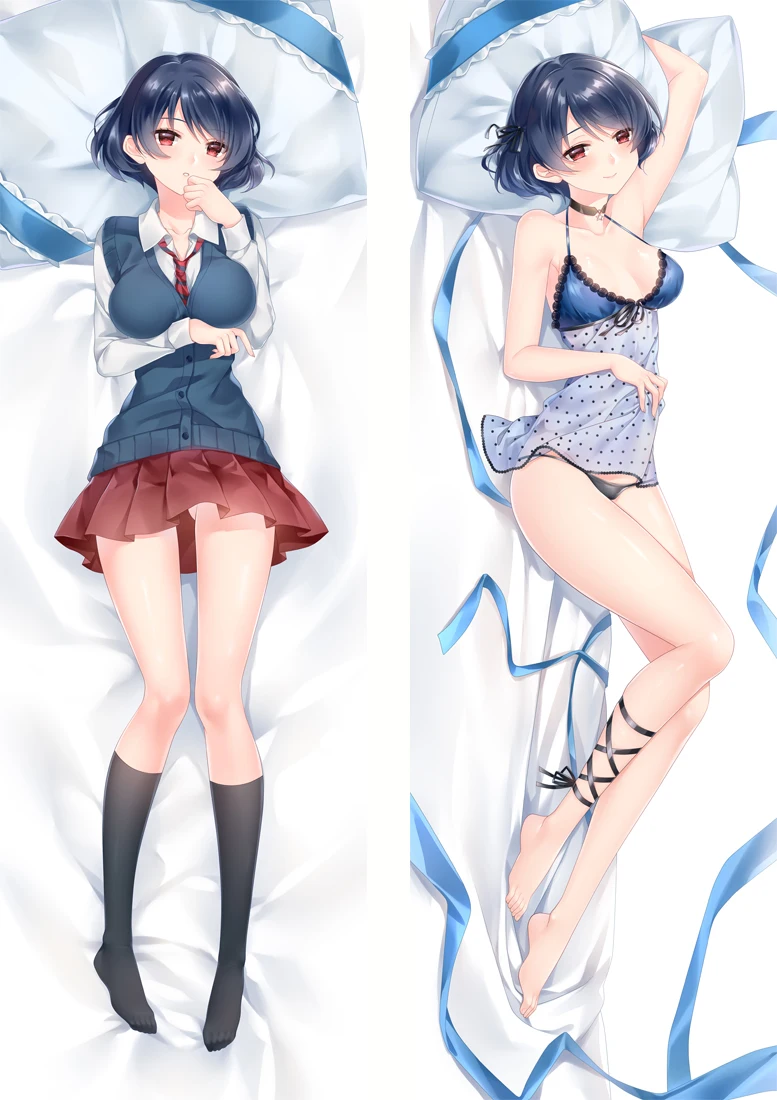 

2019-Jan update Anime Domestic Girlfriend Lover Rui Tachibana Tachibana Hugging Body Pillow Cover Dakimakura Body Pillow Case