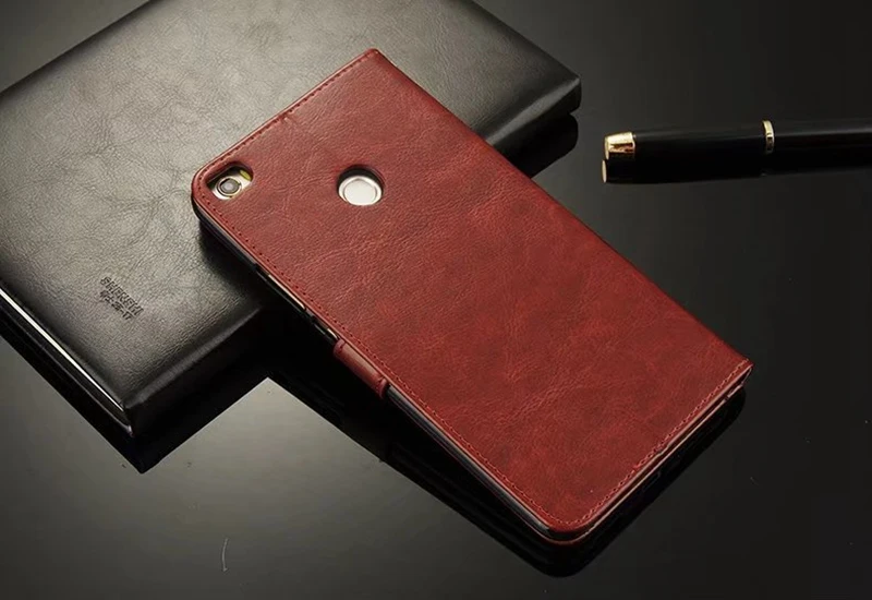 Оригинальный чехол Fundas для Xiao mi Max 2 6 44 дюйма Роскошный кожаный флип бумажник Xiaomi