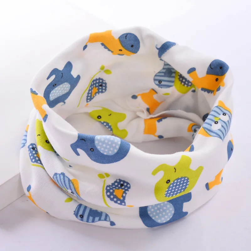 Новинка Хлопковый шарф принцессы с изображением рыбки лягушки и дерева Детский