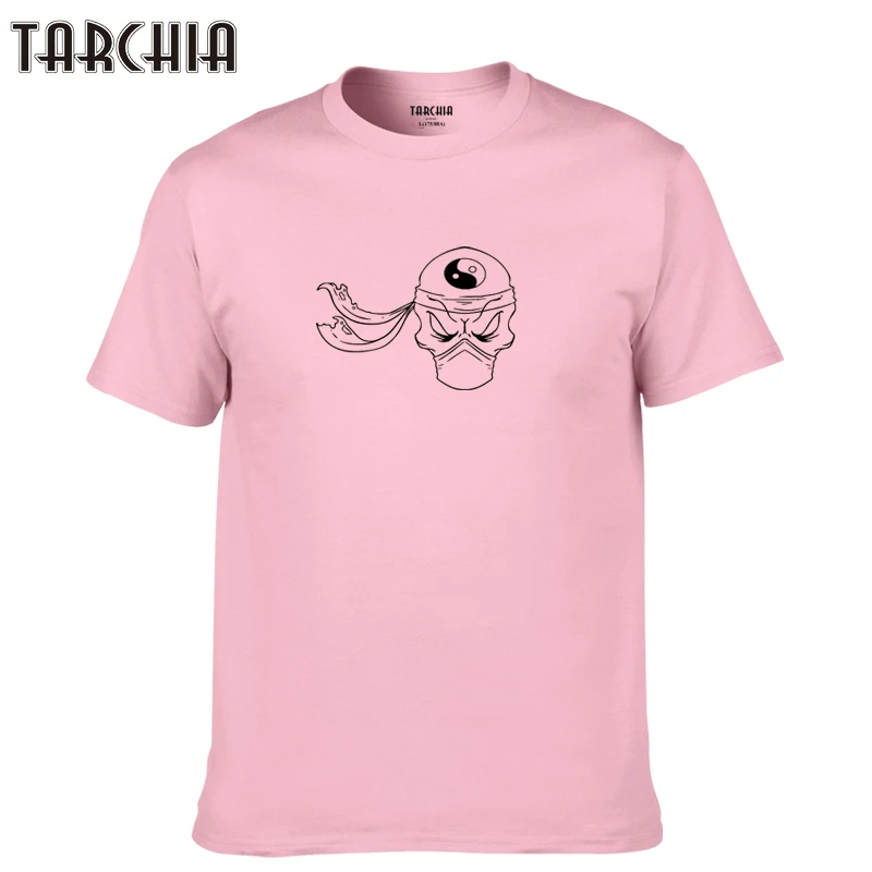 Футболка TARCHIA мужская с коротким рукавом хлопок забавная тенниска Повседневная
