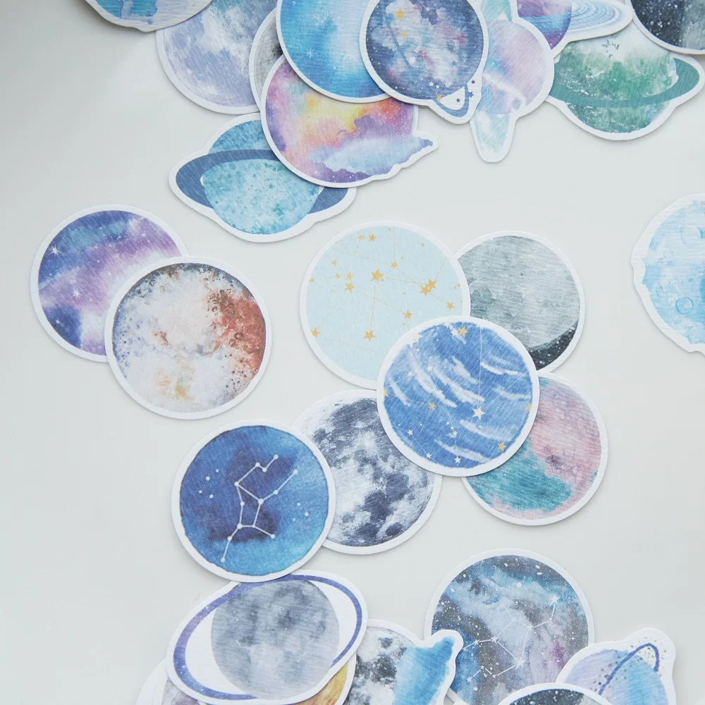 48 шт. декоративные наклейки в виде планеты во Вселенной | Дом и сад