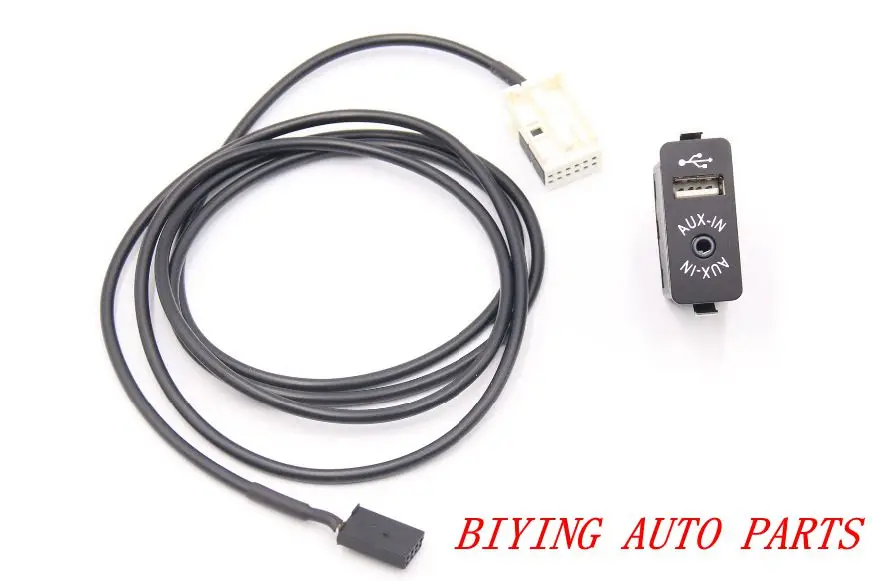 USB AUX разъем жгут для BMW E60 E63 E64 E65 E66 E81 E82 E87 E88 E70 E90 E91 E92|Кабели адаптеры и разъемы| |