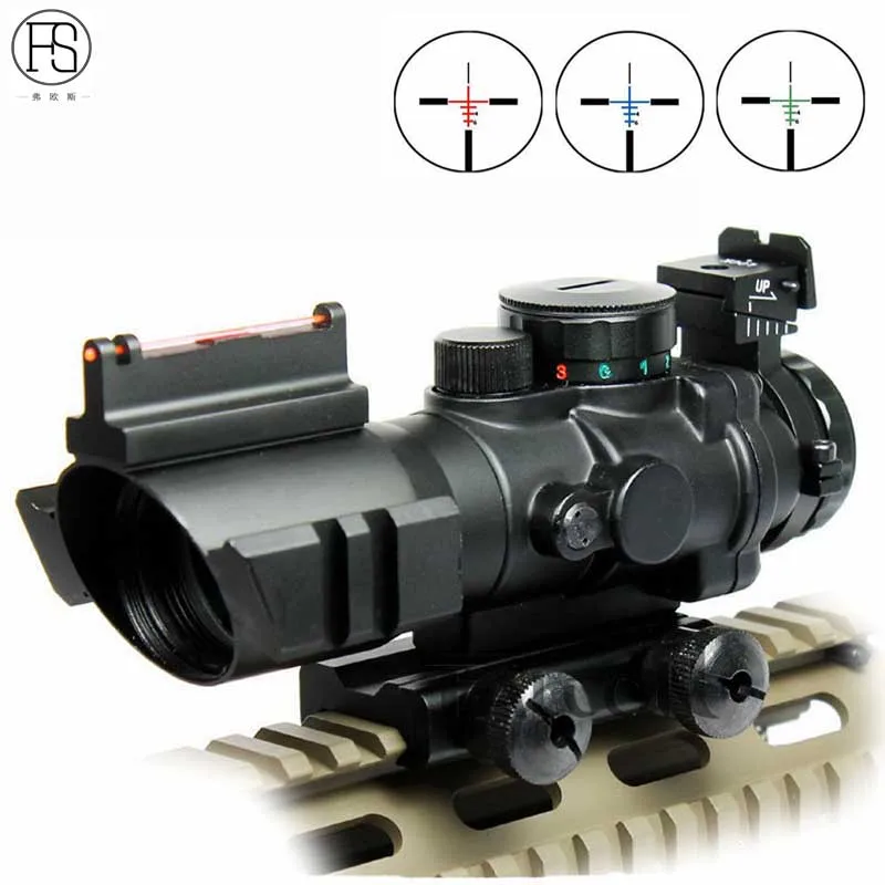Лидер продаж тактический прицел 4x32 передней и задней винтовки охотничий