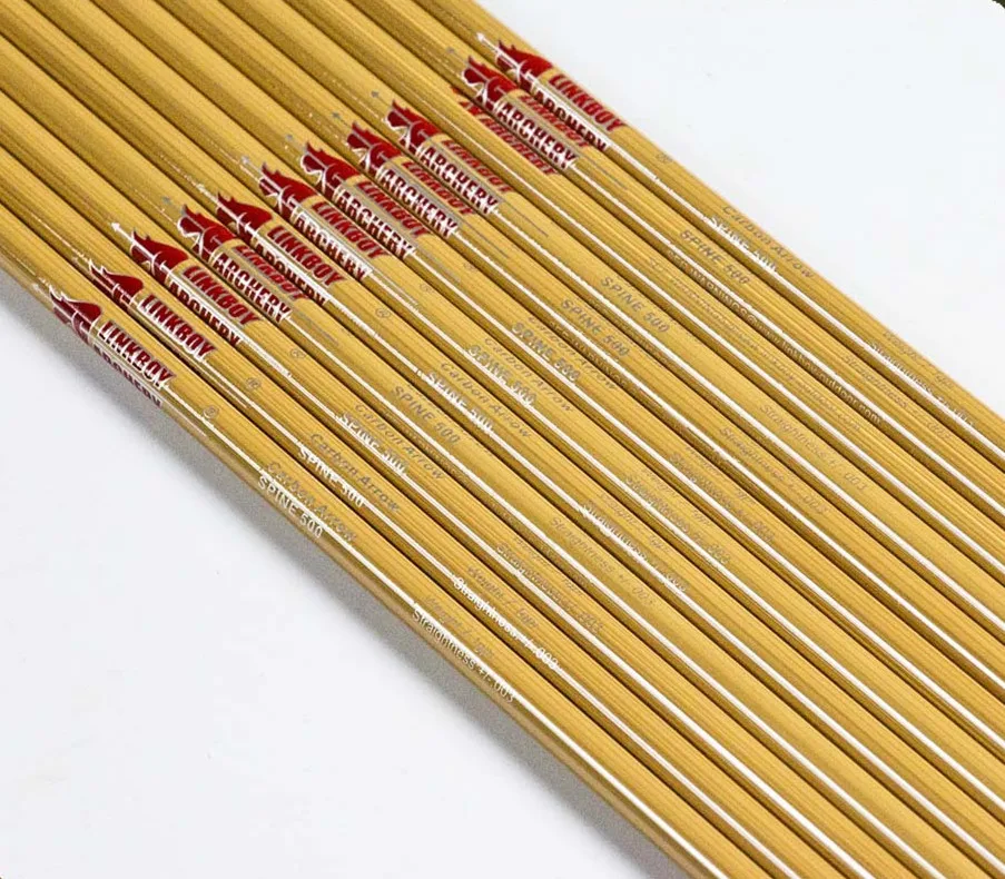 Стрелы для стрельбы из лука стрелы охоты 6 шт. Бамбуковая кожа позвоночник 500 600