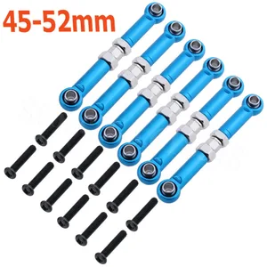 Регулируемая 45-52 мм алюминиевая Тяговая тяга сервопривод для 118 масштабе RC детали для автомобиля WLtoys HSP Racing