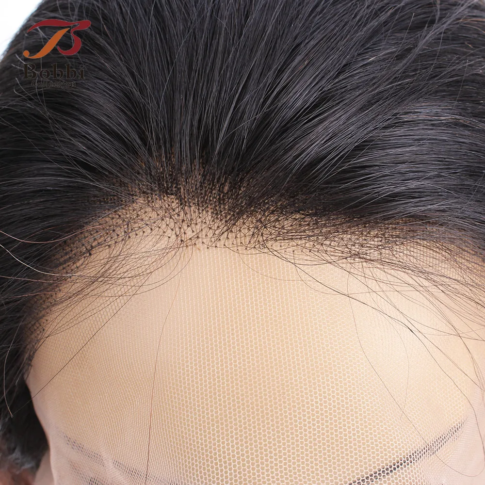 BOBBI коллекция предварительно сорвал Glueless Кружева передние человеческие волосы