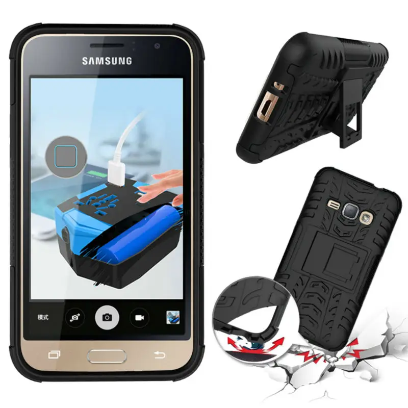 Phone Case For Samsung Galaxy J1 J5 J7 Случаи Luxury ТПУ PC Защитный Держатель Стенд Dazzle Стиль Задняя