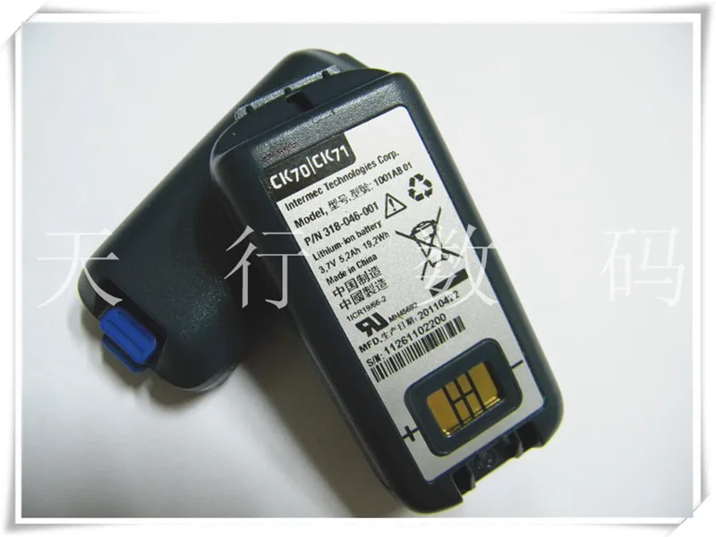 CK71 Genuine battery 1001AB01 CK70 Intermec Barcode Scanner for mobile computer Pack AKKU Handheld 3.7V 5.2Ah 19.2Wh 318-046-001 |