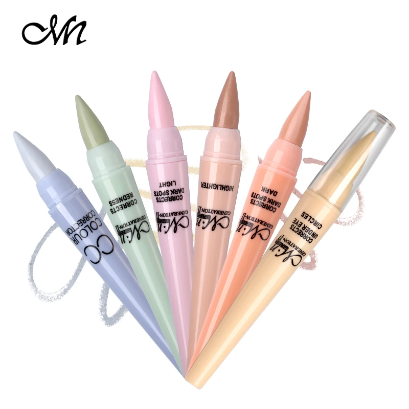 6 цветов корректор &quotmenow&quot Карандаш для лица макияж Тональная основа крем