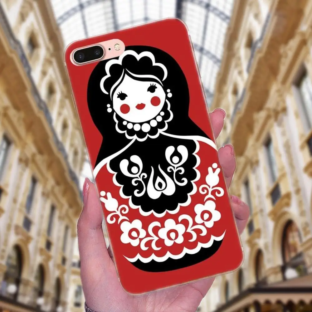 Русская Матрешка прекрасная мягкая ТПУ модная Оригинальная кукла для Xiaomi Redmi Note 2