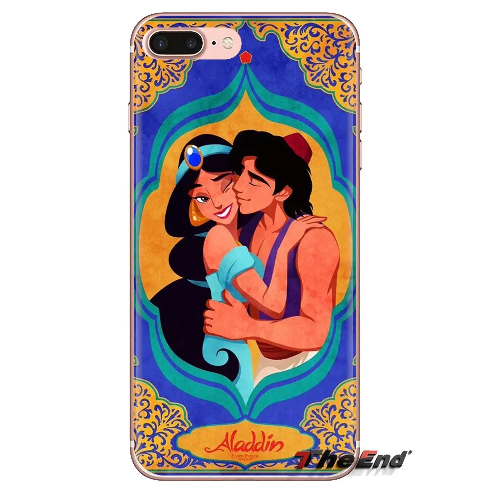 Aladdin Jasmine Princess For HTC One U11 U12 X9 M7 M8 A9 M9 M10 E9 Plus Desire 630 530 626 628 816 820 830 Transparent TPU Cases |