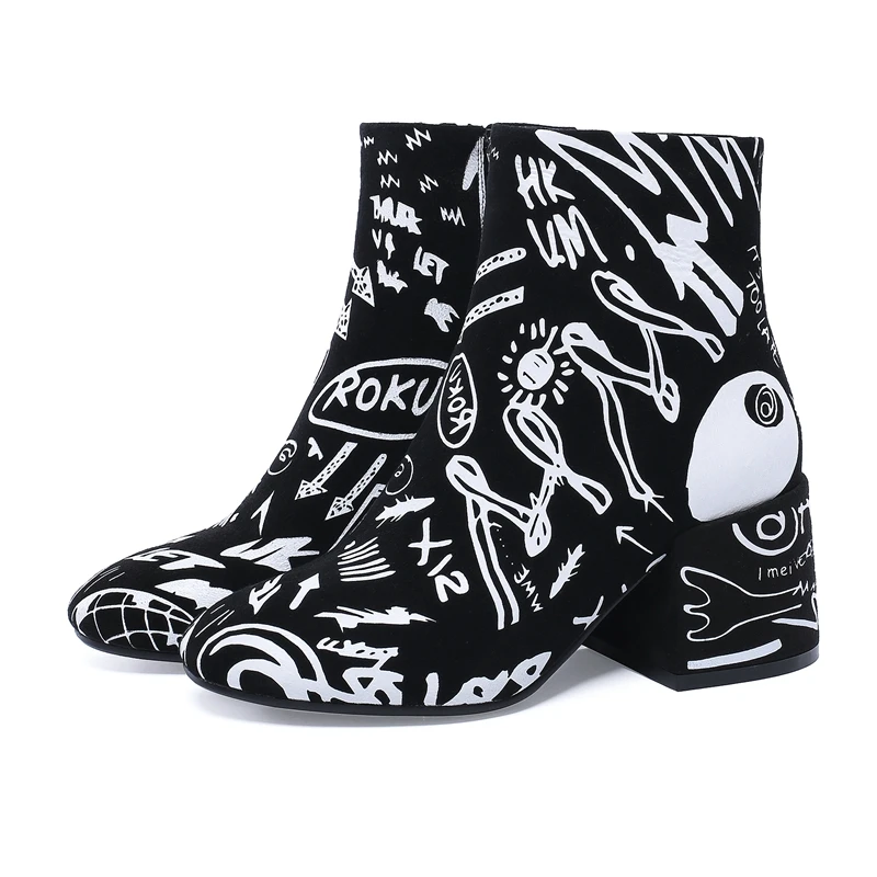 Модные женские ботильоны из замши с острым носком; botas mujer Botte Femme; Новинка года; зимние женские ботинки