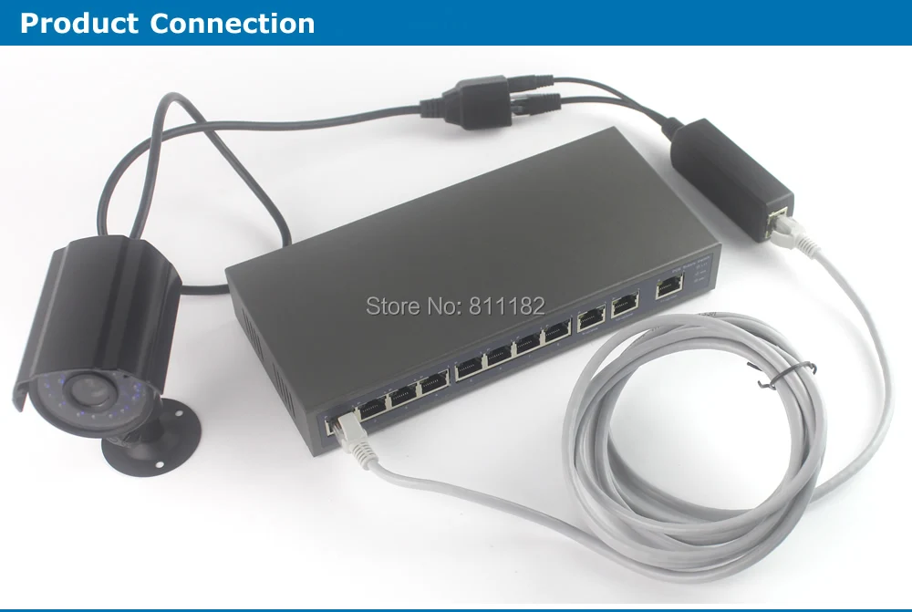 Разветвитель питания DONPHIA 48 В 150 м 100 Мбит/с 37 57 в|supply 12v|supply powerpower supply 12v camera |