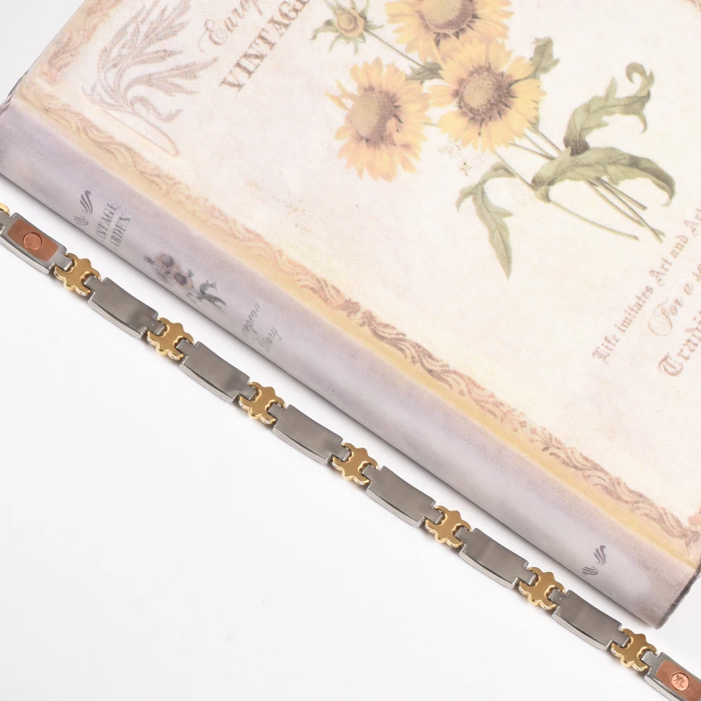 Ювелирные изделия Wollet забота о здоровье исцеление энергии золотой цвет 316L