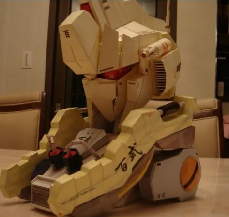 3D модель из бумаги Gundam MSN-100 до ста стилей DIY | Игрушки и хобби