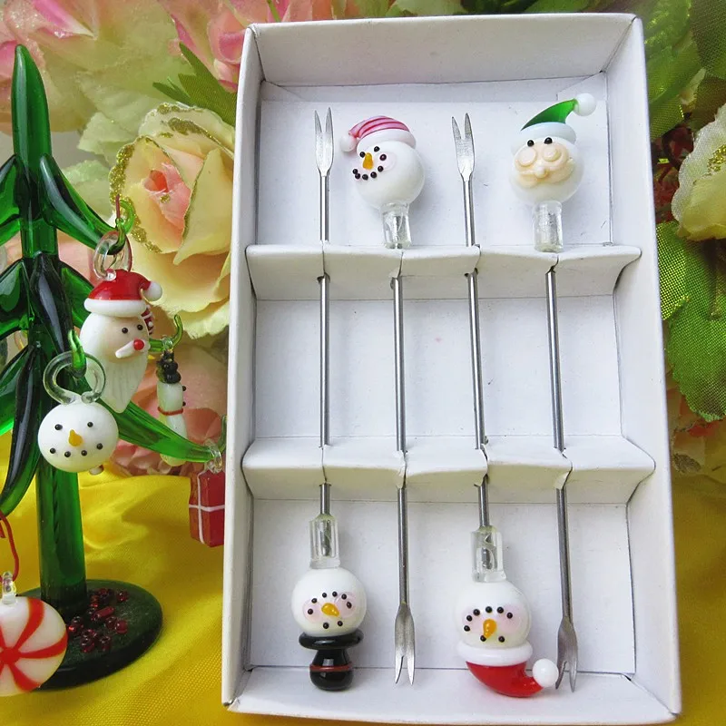 Кухонная столовая посуда и вилка для фруктов подарочный набор из нержавеющей