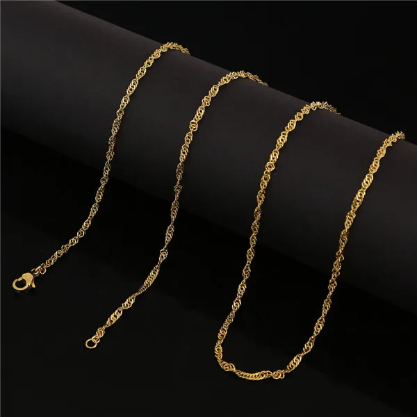 Винни дизайн ювелирные изделия латунная спиральная плетеная цепочка ожерелье