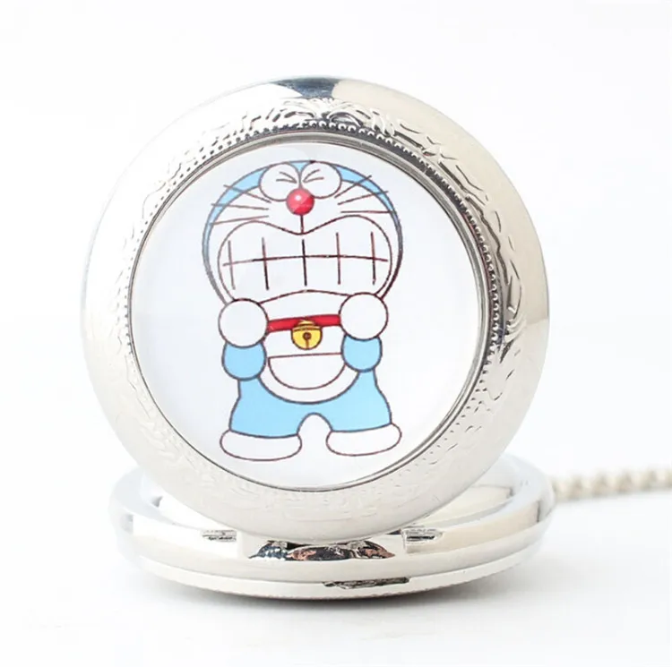 Падение торговый старинные Японский аниме &quotDoraemon&quot злой Doraemon Карманные часы