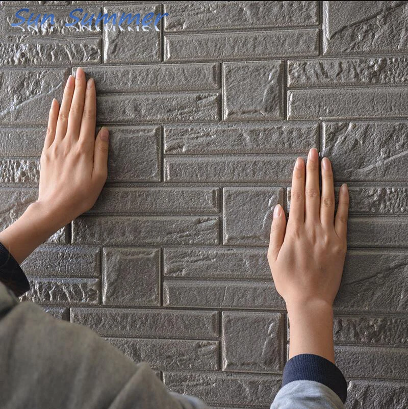 3D стены наклейки самоклеющиеся кирпич обои обновления декоративные творческие