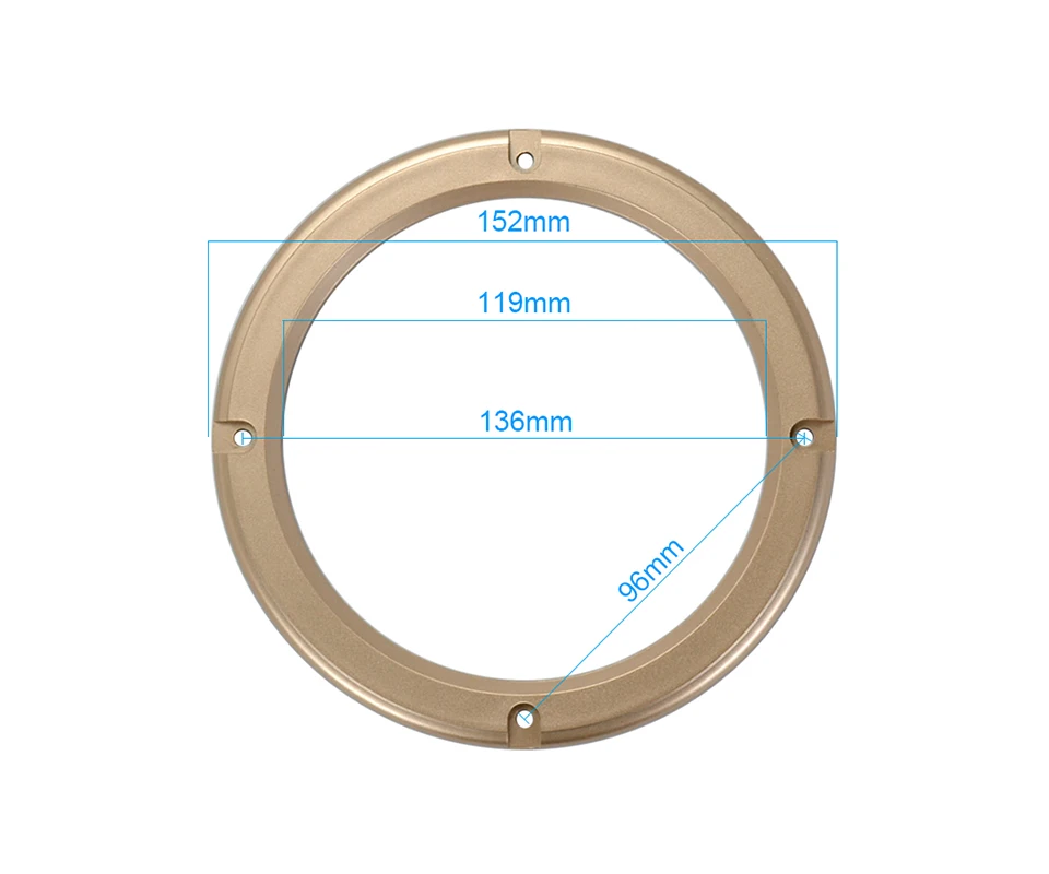 5 Inch AIYIMA 2 шт. аудио Динамик s Altavoz prtatil Защитная крышка 4/5/6,5 дюймов Защитная сетка решетки DIY автомобиля Динамик колонка - Цвет: 5 Inch