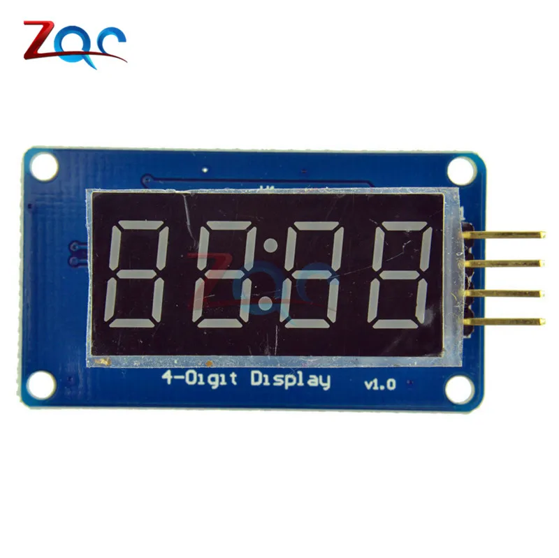 TM1637 светодиодный модуль дисплея для Arduino 7 сегментов 4 бит 0 36 дюйма часы красная