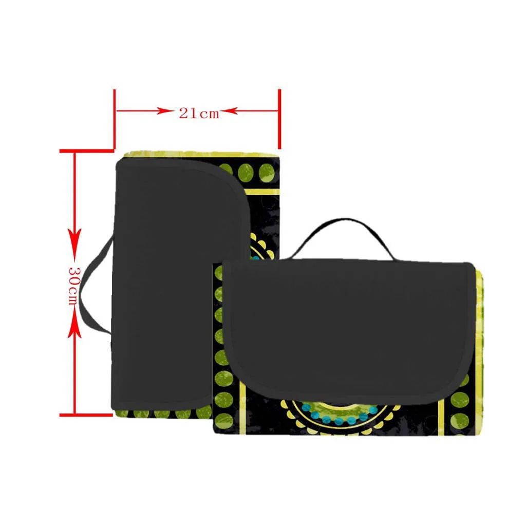 2019 Easter Handle Design 3D Digital Printing Full Polyester Oxford Cloth Picnic Mat camping mat Beac luftmatratze | Спорт и