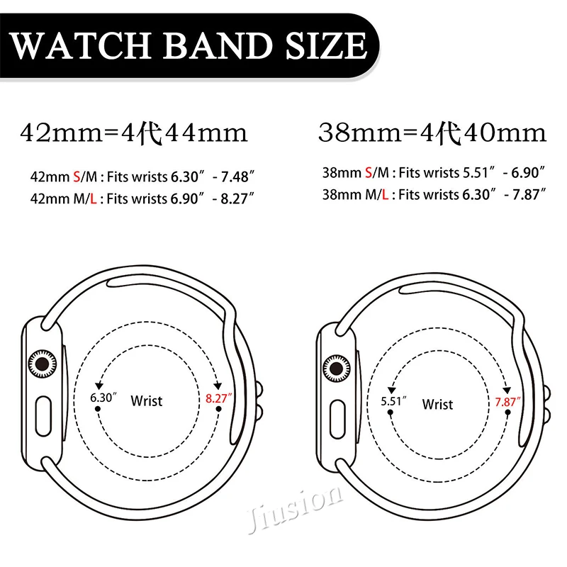 Силиконовый сменный ремешок для Apple Watch 38 мм 42 3/2/1 Ios Smartwatch наручный браслет I