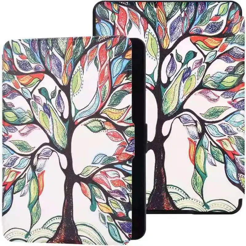 Кожаный чехол с рисунком смарт для amazon Kindle Paperwhite1/paperwhite2/paperwhite3 электронных книг